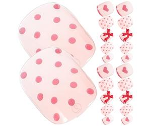 LRXIYODE 24 Pièces Accessoires pour Ongles Nœuds en Abs Durables Tenue Longue Durée pour Femmes Mariage et Cérémonies