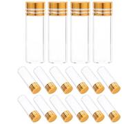LRXIYODE 24 Pièces Flacons Miniatures Verre Transparent avec Bouchons Étanches Bouteilles Vides pour Huiles Essentielles Parfums et Projets Créatifs Petits Contenants Rechargeables pour