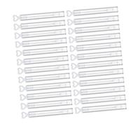 LRXIYODE 24 pièces Mini Baguettes à Bulles Forme de Cœur Vides pour Mariage Jouets DIY à Remplir Décoratifs pour Garçon Fille et Fêtes Estivales