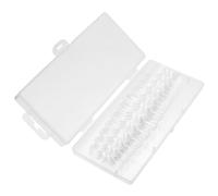 LRXIYODE 240 Pièces Capsules Faux Ongles Transparentes Sans Trace Courts Amandes Accessoires Manucure DIY pour Femmes Réutilisables et Faciles à Poser
