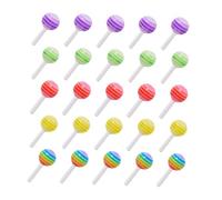 LRXIYODE 25pièces Charms Pour Ongles Forme De Bonbons Accessoires De Décoration Pour Manucure Décorations De Salon De Manucure