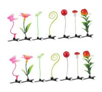LRXIYODE 28 Pièces Simulation Plant Hair Clips Set Creative Decorative Barrettes For Floral Inspired Gradient Leaf Mushroom Grass Leaf Sunflower Butterfly And Fruit Styles