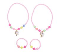 LRXIYODE 2ensemble Lot De Bracelets Licorne Pour Fille Garçon Fille Bijoux Simple Cadeau Plage Fête