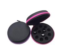 LRXIYODE 2pièces Étui De Rangement pour Huiles Essentielles avec Compartiments Ronds De Sac De Transport Portable Résistant Aux Impacts pour Voyages
