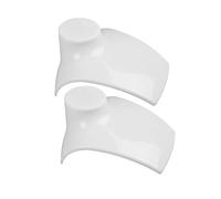 LRXIYODE 2pièces Présentoirs à Colliers Et Bijoux Lot De Matière Résistante Blanc Pour Organiser Colliers Boucles Oreilles Et Pendentifs