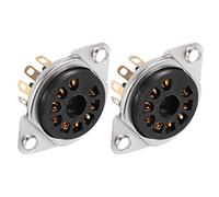 LRXIYODE 2pièces Support De Lampe Pour Amplificateur à Tubes De Guitare Douille De Lampe Broches Pour Accessoires Audio De Guitare