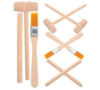 LRXIYODE 3 Ensembles Kit Excavation pour Garçon Fille avec Marteau Ciseau et Brosse Bois Éducatif Archéologique pour Creuser Dinosaures Gemmes et Cristaux Outil Exploration Sensorielle et