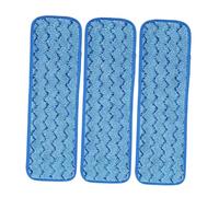 LRXIYODE 3 pièces Lot de Têtes de Balai Microfibre Réutilisables Serpillères Humides et Sèches pour Sols Durs Recharge Lavable et Remplaçable pour Mop Fibres