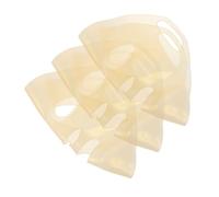 LRXIYODE 3 Pièces Masque Facial Silicone Réutilisable Hydratant avec Couverture Extensible Conception Antidérapante et Lavable pour Soins Visage Doré