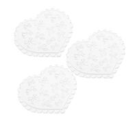 LRXIYODE 3 Pièces Moules Silicone pour Ongles Nœud Réutilisables pour Décoration Manucure DIY Moules Flexibles Transparent pour Embossage Nail Art