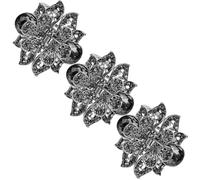 LRXIYODE 3 pièces Pince à Cheveux Décorative Alliage Zinc Griffe Creuse Résistante pour Femmes Accessoires Élégants pour Fêtes et Usage Quotidien