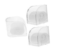 LRXIYODE 3 Pièces présentoir à Bijoux malette Rangement Regarder Un Rack d'affichage Étui de Montre Transparent