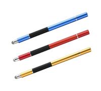 LRXIYODE 3 pièces Stylet Capacitif avec Double Embout Fin et Tête Conducteur Stylo Tactile Couleur pour Dessin Prise de Notes Compatible Écrans Capacitifs et Résistifs Portable et