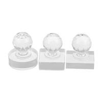 LRXIYODE 3 Pièces Tampons de Pressage pour Fards à Paupières Pressés et Compact Outils de Réparation Maquillage Compact Formes Ronde Rectangle Carré Portable pour Voyage et Usage Quotidien