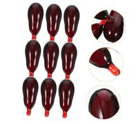 LRXIYODE 30 Pièces Capsules de Faux Sang Halloween Pilules Sang Artificiel Noir Rouge Accessoire Effrayant pour Cosplay Mascarade Fête Horreur