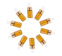 LRXIYODE 30 pièces Mini Flacons Compte Gouttes Verre avec Pipette Portable pour Huiles Essentielles Voyage et Usage