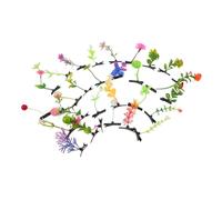 LRXIYODE 30 Pièces Plant Hair Clips Mixed Styles Realistic Grass And Fruit Decorative Pins For Women Party Cosplay Accessories