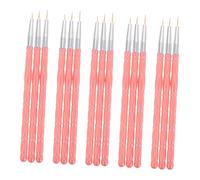 LRXIYODE 30 Pièces Set de Pinceaux Liner Nail Art Pinceaux Manucure pour Détails Précis Traits Fins et Mélange Outil Professionnel pour Salon et Création Ongles