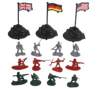 LRXIYODE 300 Figurines de Soldats en Plastique Modèle de Soldat Moderne Miniature Accessoires pour Bac à Sable et Jeux D’Imitation Figurines Modélisme et Activités Éducatives