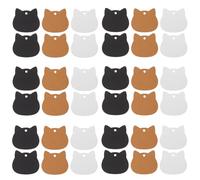 LRXIYODE 300 Pièces Étiquettes Cadeaux Papier Kraft Forme de Chat Étiquettes Prix Vintage Kraft à Suspendre pour Mariages et Fêtes de Noël