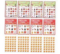 LRXIYODE 37 Pièces Cartes Bingo de Fête Papier Premium Jeu pour Garçon Fille et Adultes Fourniture de Jeu Intellectuel pour Banquets et Réunions