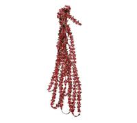 LRXIYODE 4.5M Ruban d'Emballage Brodé Dentelle Polyester Soie Rouge, Fleurs pour Décoration de Boîte et Collages, Lavable à la Main et en Machine