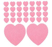 LRXIYODE 4 Boîtes Lingettes Dissolvantes pour Ongles Coton sans Forme Cœur Tampons Nettoyants pour Colle à Ongles et Vernis Boîte de Rose pour Usage Fréquent