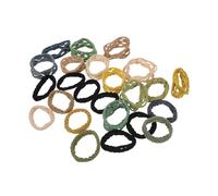 LRXIYODE 4 Ensembles Hair Ties Thick No Pull Seamless Elastic Scrunchies Soft Towel Bands For Women Gentle Hold Without Damage Daily Use