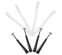 LRXIYODE 4 ensembles Lot Rasoirs à Sourcils Portables Tondeuse et Épilateur Facial Sûr et Outil de Dermaplaning Compact pour Visage et Contours