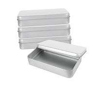 LRXIYODE 4 Pièces Boîte Rangement Rectangulaire pour Cartes de Jeu Conteneur Étanche et Chute Grand Espace pour Cartes à Collectionner Cadeau Pratique pour Amateurs de Jeux