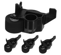 LRXIYODE 4 Pièces Cassette Pinch Roller Plastic Pulley Smooth Tape Movement Easy Installation for Vintage Cassette Players and Tape Recorders