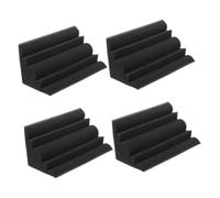 LRXIYODE 4 pièces Panneau Acoustique Mousse Anti-feu Piège à Basse Fréquence pour Studio Home Office Isolation Sonore Corner Bass Trap