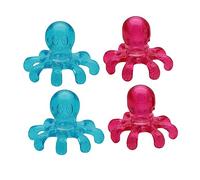 LRXIYODE 4 Pièces Pieuvre de massage cuir chevelu poil grattoirs traitement Portable masseur gratte-tête masseur pour la tête outils de cheveux gratte-tête pratique Plastique