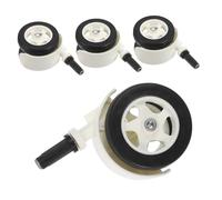 LRXIYODE 4 Pièces Stroller Wheels Silent Swivel Casters Detachable Replacement For Walkers And Strollers Quiet Plastic Tires For And Infant