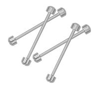 LRXIYODE 4 Pièces Watch Screw Tube Rods Steel Strap Connectors for DIY Repair Kits Secure Stable Link Pins Compatible with Metal and Leather Bands