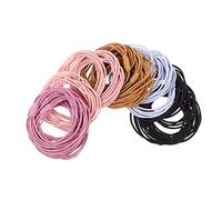 LRXIYODE 40 pièces Élastiques à Cheveux Femme Bandes Élastiques Multifonctions Accessoire de Mode pour Sorties Voyages Confort Optimal sans Abîmer Cheveux