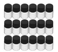 LRXIYODE 40 Pièces Mini Glass Bottles With Lids Transparent Sealed Sample Vials For Cosmetics Lab Travel Refillable Leak