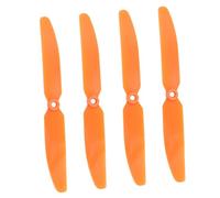 LRXIYODE 4pièces Hélice Quot pour Avion Rc Hélices à Entraînement Direct Orange Plastique Résistant
