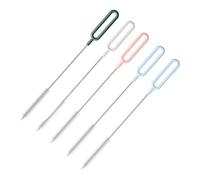 LRXIYODE 5 pièces Brossette de Nettoyage pour Biberons et Pailles Nylon Brosse Fine et Flexible pour Accessoires Outils de Nettoyage Rayure Aléatoires Couleur Couleur Aléatoire