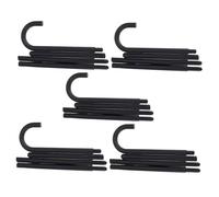 LRXIYODE 5 Pièces Canne de Magicien Noire pour Costume Crutches et Jazz Dance Bâton de Marche Décoratif Portable pour Carnaval Halloween et Performances sur Scène