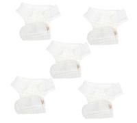 LRXIYODE 5 pièces Couches Lavables S Mois Coton Doux Imperméables et Réutilisables Protection Nés Confort et Absorption