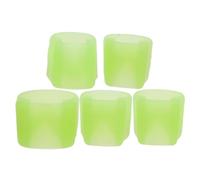 LRXIYODE 5 Pièces de Bout des Doigts Silicone pour Pipa Protection Confortable Irritation Réduit la Fatigue des Doigts Accessoires pour Musiciens Débutants et Confirmés Moyenne