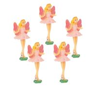 LRXIYODE 5 pièces Figurines de Poupées Princesse pour Boîte à Musique Accessoires Danseuse de Ballet Décoration Ballerine pour Collection