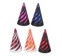 LRXIYODE 5 Pièces Imprimé Spirale Cône Impossible de Multifonctions Stimule la Dextérité Coordination pour Garçon Fille et Adultes Puzzle Sensoriel Portable