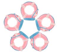 LRXIYODE 5 Pièces Miniature Swim Ring Models for Dollhouse Decoration Tiny Life Buoy Ornaments Multi Purpose DIY Accessories in