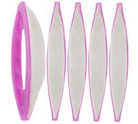 LRXIYODE 5 pièces Nail Waxing Brush Set Nail Buffer Tool For Salon Portable Lightweight For Professional And Personal