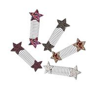 LRXIYODE 5 pièces Peignes à Cheveux Invisibles Étoiles Pinces Décoratives pour Chignon Maintien Confortable et Fixation Ferme pour Coiffures Élégantes