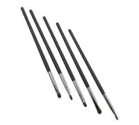 LRXIYODE 5 pièces Set de Pinceaux Maquillage Fard à Paupières Plat et Brosse Créative pour Estomper et Définir Yeux Outil Cosmétique Pratique pour Usage Professionnel et Quotidien