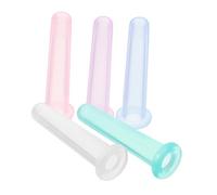 LRXIYODE 5 pièces Silicone Vacuum Suction Cups For Facial Cupping Therapy Aging Wrinkle Remover Professional Mini