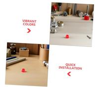 LRXIYODE 50 Pièces Protège Écrous Plastique Rouge Caches Boulons Antidérapants pour Aire de Jeux Capuchons Sécurisés pour Vis et Écrous Protection Blessures pour Garçon Fille